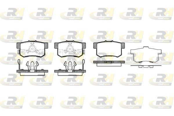 Brake Pad Set, disc brake HONDA - 43022-TL0-G52