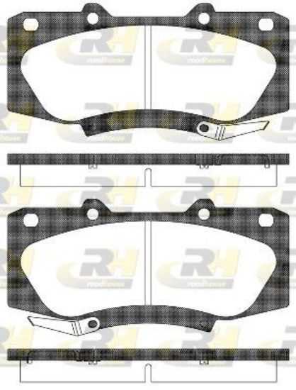 Brake Pad Set, disc brake TOYOTA - 04465-YZZEF