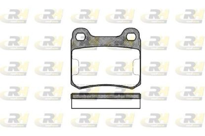Brake Pad Set, disc brake MB W201 190E 82-93 tagum.