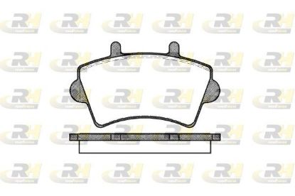 Brake Pad Set, disc brake RENAULT - 77 01 206 727