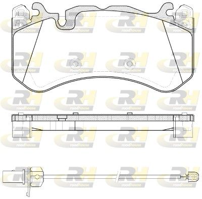 Brake Pad Set, disc brake A6 Avant (4G5, 4GD, C7) RS6 quattro