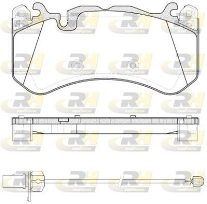 Brake Pad Set, disc brake A6 Avant (4G5, 4GD, C7) RS6 quattro
