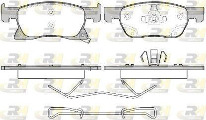 Brake Pad Set, disc brake GENERAL MOTORS - 13478300