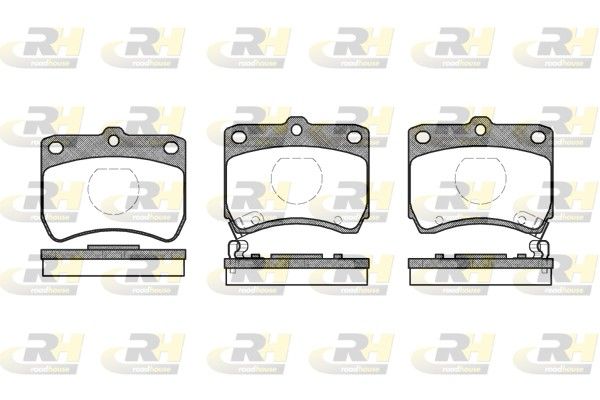 Brake Pad Set, disc brake Mazda 121 87-90 esim.