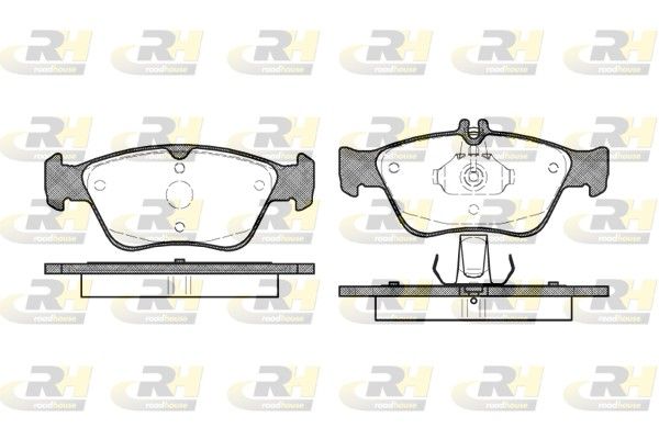 Brake Pad Set, disc brake MERCEDES-BENZ - 005 420 47 20