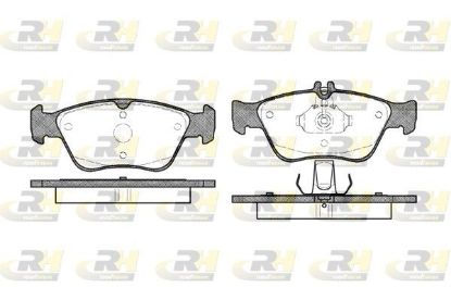 Brake Pad Set, disc brake MERCEDES-BENZ - 005 420 47 20