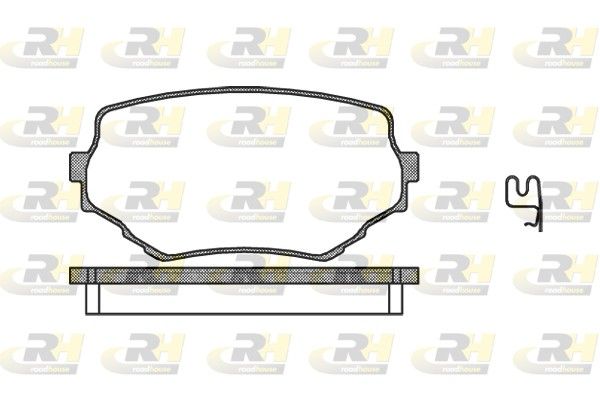 Brake Pad Set, disc brake SUZUKI - 55200-77E00