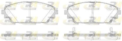 Brake Pad Set, disc brake MAZDA - BHY1-33-28ZA