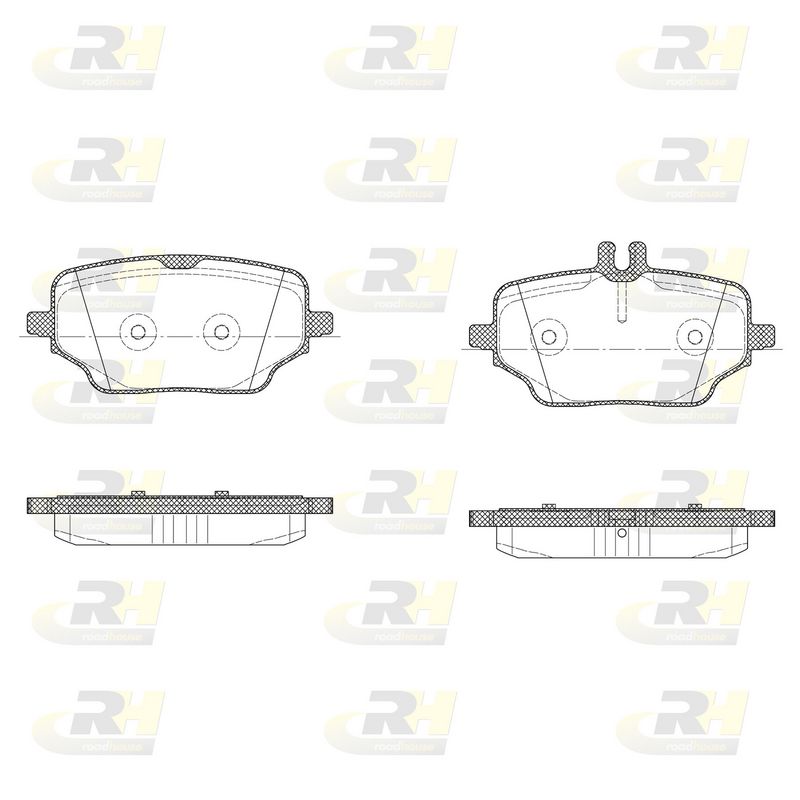 Brake Pad Set, disc brake MERCEDES-BENZ - 000 420 42 02
