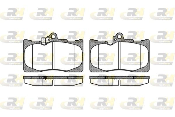 Brake Pad Set, disc brake LEXUS - 04465 22340