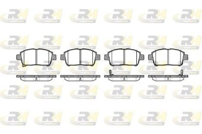 Brake Pad Set, disc brake TOYOTA - 04465-0W050