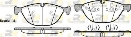 Brake Pad Set, disc brake BMW - 34 11 6 778 048