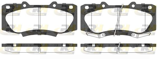 Brake Pad Set, disc brake TOYOTA - 04465-0K260