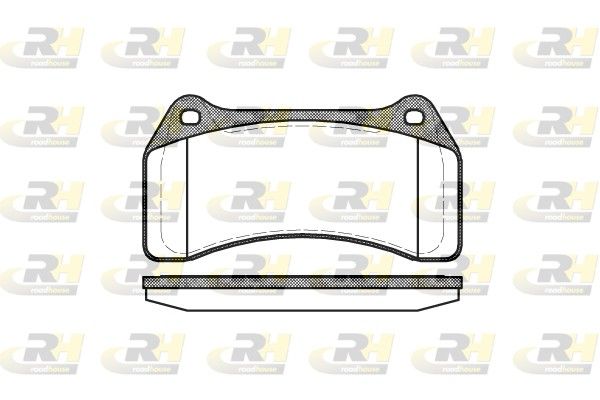 Brake Pad Set, disc brake Jaguar S-Type 02- esim.