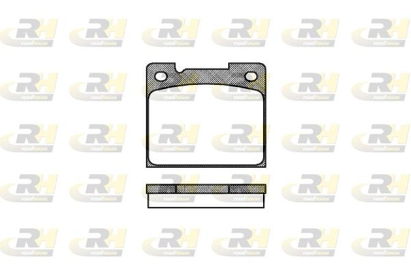 Brake Pad Set, disc brake Volvo 240/740/760/850 81-94 t