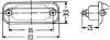 Licence Plate Light KRONE E1 12958 - Chrome