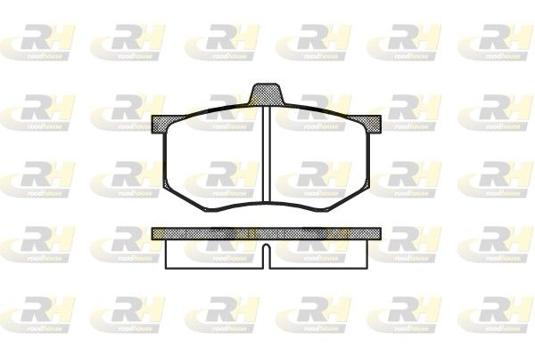 Brake Pad Set, disc brake Seat 127 79-82 esim.