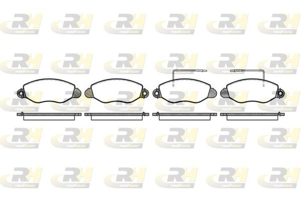 Brake Pad Set, disc brake Nissan CABSTAR 98- esim.