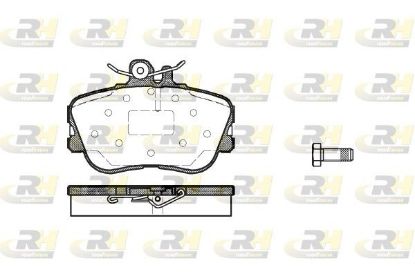 Brake Pad Set, disc brake MB W202 93-00 esim.