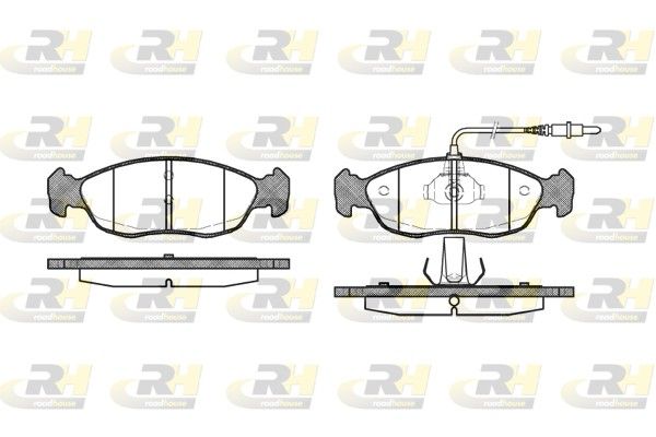Brake Pad Set, disc brake Peugeot 4251-03