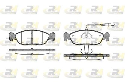 Brake Pad Set, disc brake Peugeot 4251-03