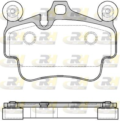 Brake Pad Set, disc brake Porsche 911 05-