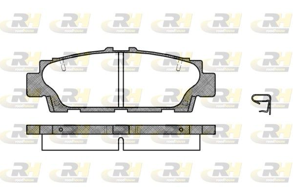 Brake Pad Set, disc brake Lexus ES/LS400 89- tagum.