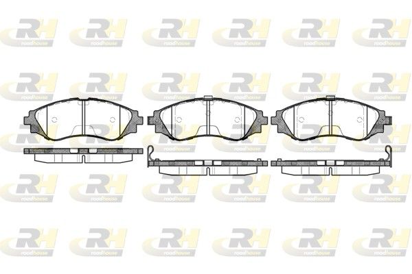 Brake Pad Set, disc brake Daewoo LEGANZA 99-02 esim.