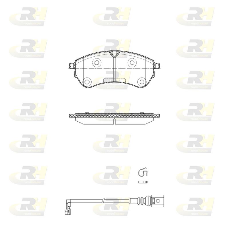 Brake Pad Set, disc brake VW MULTIVAN T7 (STM, STN) 2021-