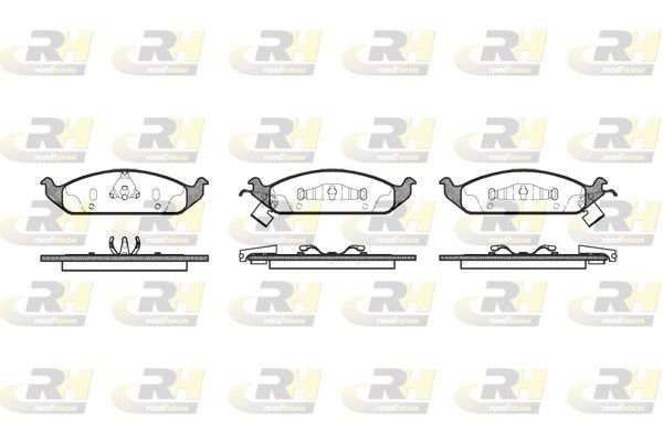 Brake Pad Set, disc brake Chrysler 95-01 esim.