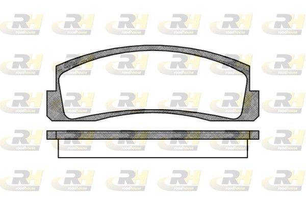 Brake Pad Set, disc brake Lada NIVA 76- esim.