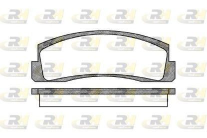 Brake Pad Set, disc brake Lada NIVA 76- esim.