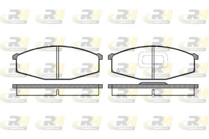 Brake Pad Set, disc brake Nissan PATROL 83-90 esim. Brake Pad Set, disc brake Nissan PATROL 83-90 esim.