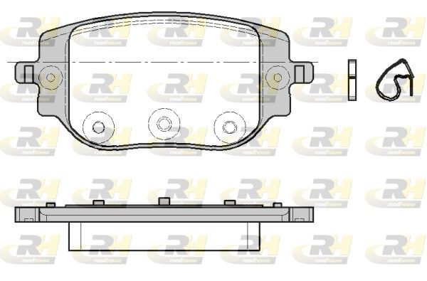Brake Pad Set, disc brake PSA - 16 735 974 80
