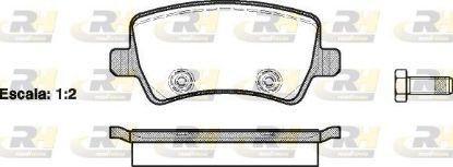 Brake Pad Set, disc brake VOLVO - 30671574