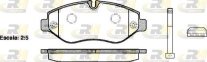 Brake Pad Set, disc brake IVECO - 500055563