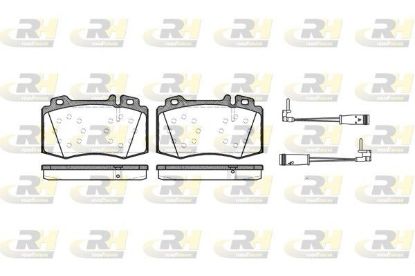 Brake Pad Set, disc brake MERCEDES-BENZ - 003 420 42 20