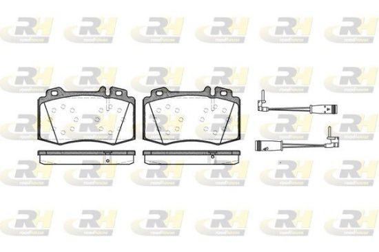 Brake Pad Set, disc brake MERCEDES-BENZ - 003 420 42 20