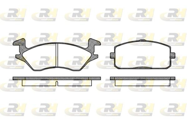 Brake Pad Set, disc brake Toyota Starlet 84-89 esim.