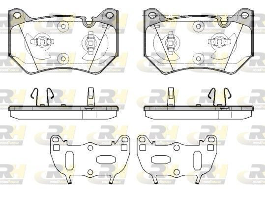 Brake Pad Set, disc brake VAG - 80A 698 151B