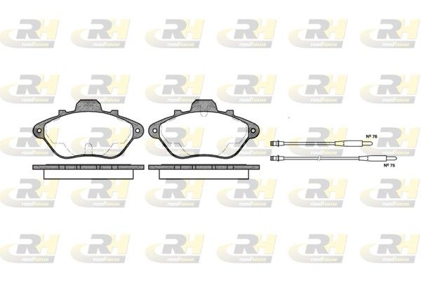Brake Pad Set, disc brake Peugeot 605 89-99 esim.