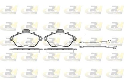Brake Pad Set, disc brake Peugeot 605 89-99 esim.