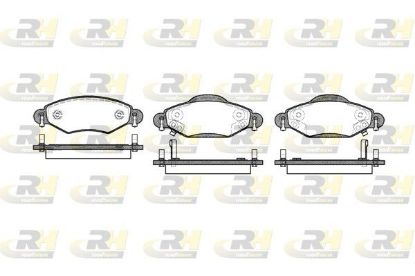 Brake Pad Set, disc brake TOYOTA - 04465-YZZEM