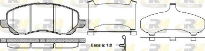 Brake Pad Set, disc brake JEEP - 05191217AA, PSA - 16 076 904 80