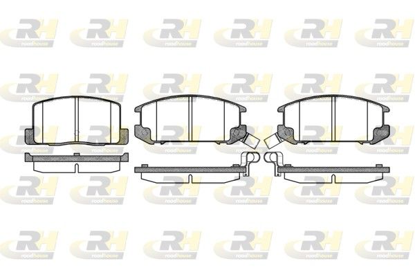 Brake Pad Set, disc brake Toyota MR2 84- tagum.