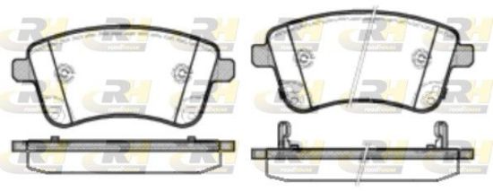 Brake Pad Set, disc brake KIA - 58101-1PA00