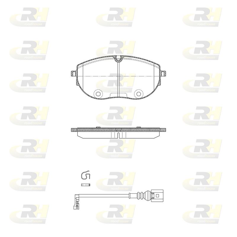 Brake Pad Set, disc brake VAG - 7LA 698 151A