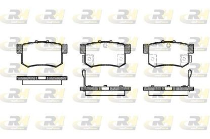 Brake Pad Set, disc brake HONDA - 06430-SED-E50