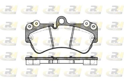 Brake Pad Set, disc brake VAG - 7L0 698 151F