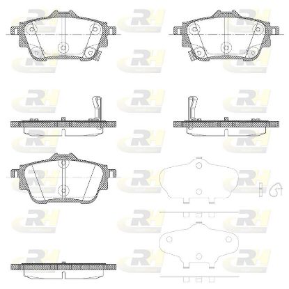 Brake Pad Set, disc brake NISSAN SENTRA
